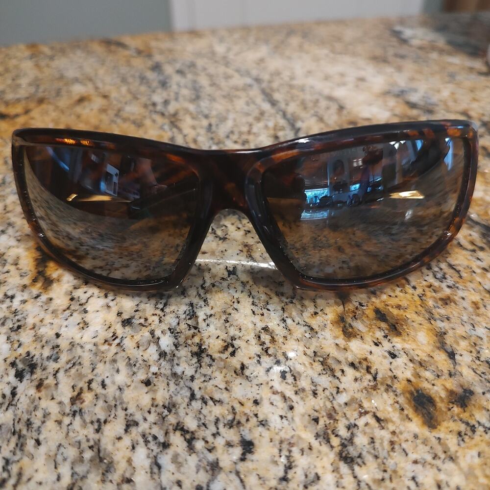 Bison R804-002 Tortoise Shell Wraparound Sunglasses - Picture 9 of 12